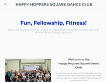 Tablet Screenshot of happyhoppers.org